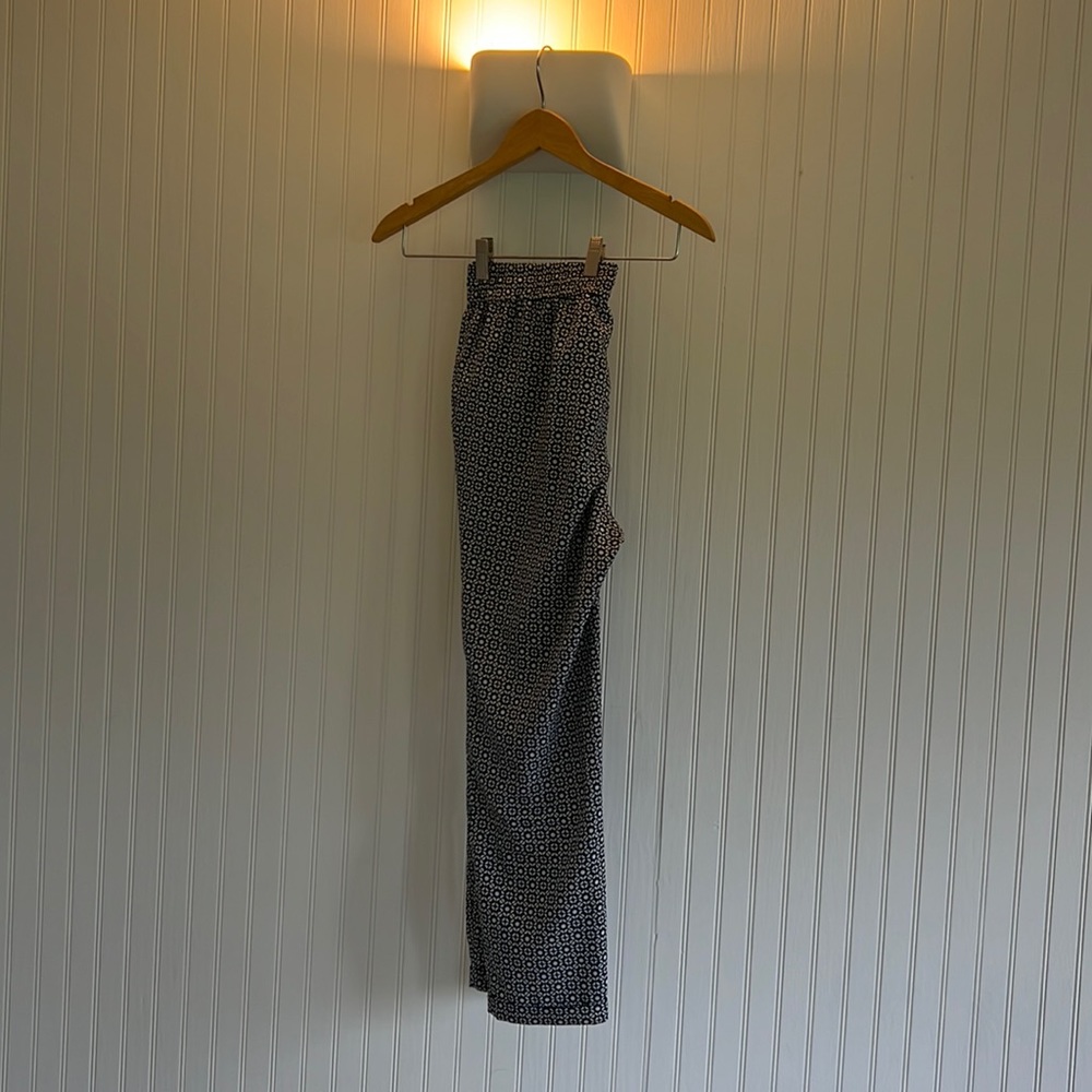 J. Crew Geo Print Drawstring Casual Pull On Pants